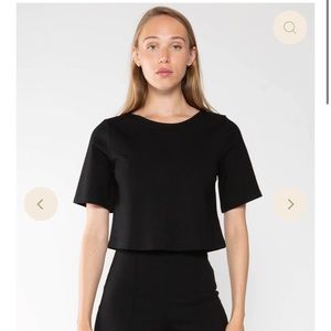 Ripley radar black crop top